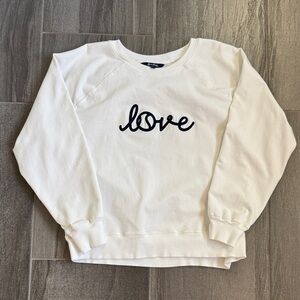 Ame and Lulu Love Stitched sweatshirt